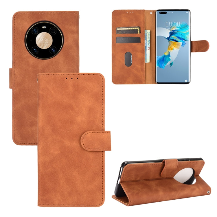 Solid Color Skin Feel Magnetic Buckle Horizontal Flip Calf Texture PU Leather Case with Holder & Card Slots & Wallet, For Huawei Mate 40, For Huawei Mate 40 Pro, For OnePlus Nord N10 5G, For OnePlus Nord N100, For Oukitel WP5