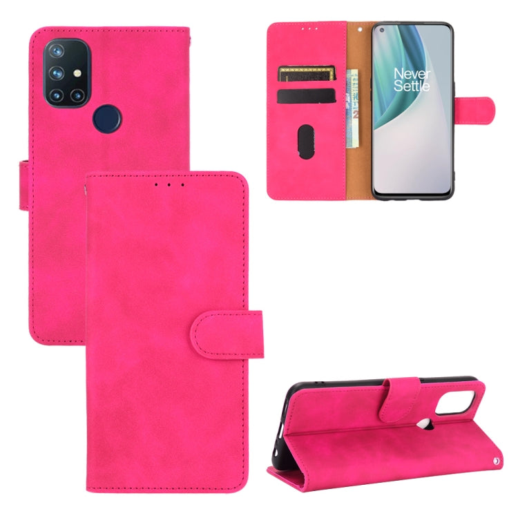 Solid Color Skin Feel Magnetic Buckle Horizontal Flip Calf Texture PU Leather Case with Holder & Card Slots & Wallet, For Huawei Mate 40, For Huawei Mate 40 Pro, For OnePlus Nord N10 5G, For OnePlus Nord N100, For Oukitel WP5