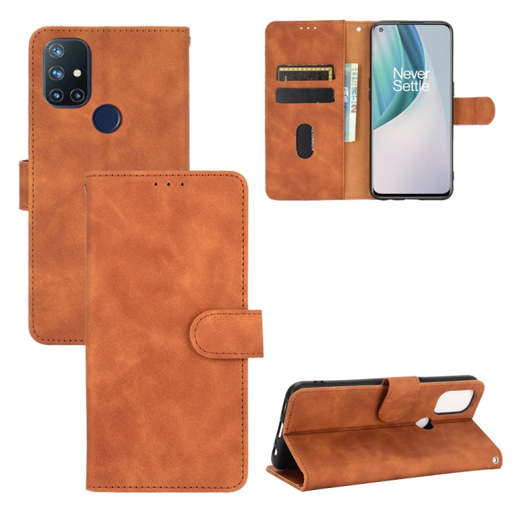 Solid Color Skin Feel Magnetic Buckle Horizontal Flip Calf Texture PU Leather Case with Holder & Card Slots & Wallet, For Huawei Mate 40, For Huawei Mate 40 Pro, For OnePlus Nord N10 5G, For OnePlus Nord N100, For Oukitel WP5