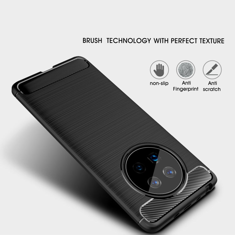 Brushed Texture Carbon Fiber TPU Case, For Huawei Mate 40, For Huawei P Smart 2021
