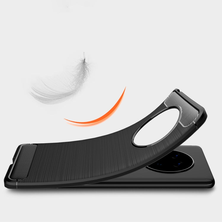 Brushed Texture Carbon Fiber TPU Case, For Huawei Mate 40, For Huawei P Smart 2021