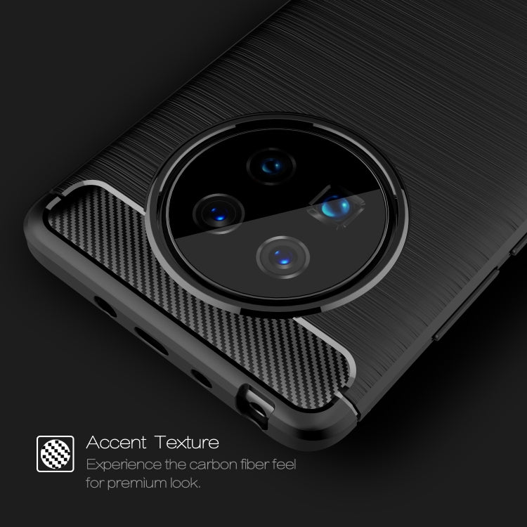 Brushed Texture Carbon Fiber TPU Case, For Huawei Mate 40, For Huawei P Smart 2021