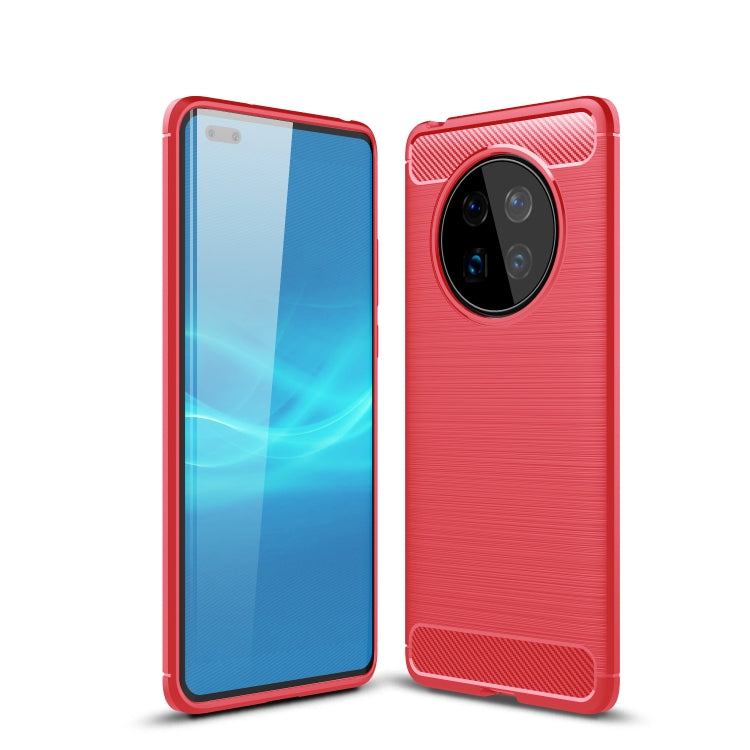 Brushed Texture Carbon Fiber TPU Case, For Huawei Mate 40, For Huawei P Smart 2021