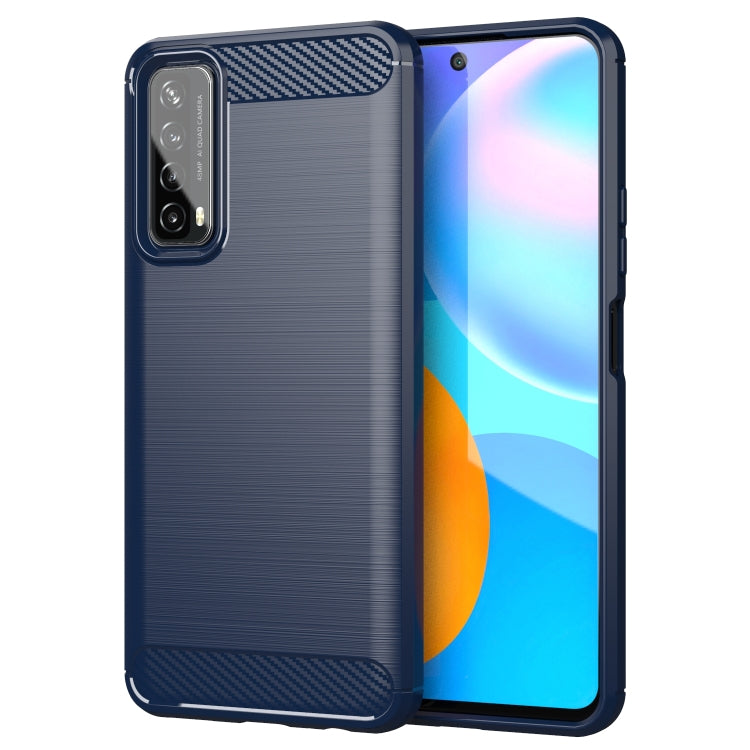 Brushed Texture Carbon Fiber TPU Case, For Huawei Mate 40, For Huawei P Smart 2021