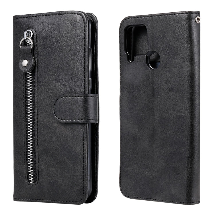 Fashion Calf Texture Zipper Horizontal Flip Leather Case with Holder & Card Slots & Wallet, For OPPO A9 (2020) / A5 (2020), For OPPO A52 / A72 / A92, For OPPO A53 / A53S / A32 / A33, For OPPO Realme 7 Pro, For OPPO Realme 7, For OPPO Realme C11��������...