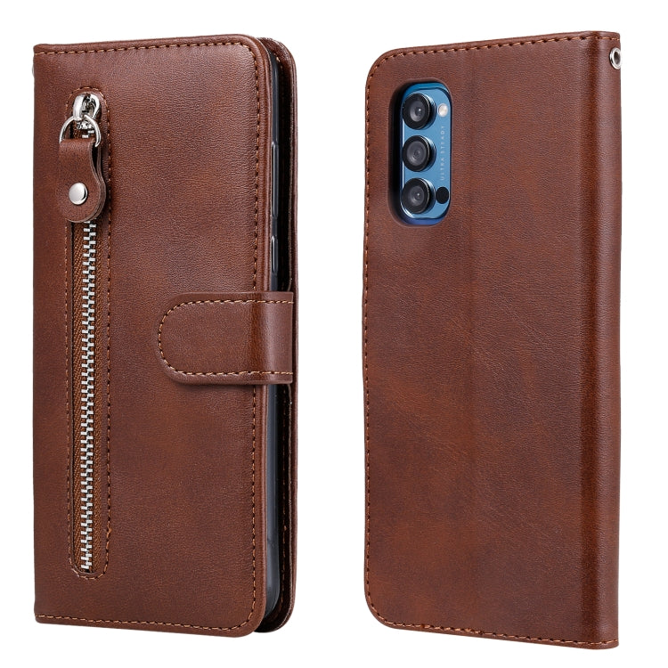 Fashion Calf Texture Zipper Horizontal Flip Leather Case with Holder & Card Slots & Wallet, For OPPO A9 (2020) / A5 (2020), For OPPO A52 / A72 / A92, For OPPO A53 / A53S / A32 / A33, For OPPO Realme 7 Pro, For OPPO Realme 7, For OPPO Realme C11��������...