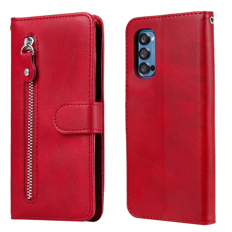 Fashion Calf Texture Zipper Horizontal Flip Leather Case with Holder & Card Slots & Wallet, For OPPO A9 (2020) / A5 (2020), For OPPO A52 / A72 / A92, For OPPO A53 / A53S / A32 / A33, For OPPO Realme 7 Pro, For OPPO Realme 7, For OPPO Realme C11��������...