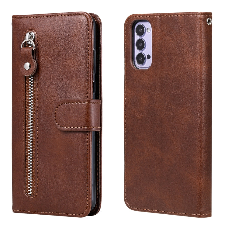 Fashion Calf Texture Zipper Horizontal Flip Leather Case with Holder & Card Slots & Wallet, For OPPO A9 (2020) / A5 (2020), For OPPO A52 / A72 / A92, For OPPO A53 / A53S / A32 / A33, For OPPO Realme 7 Pro, For OPPO Realme 7, For OPPO Realme C11��������...
