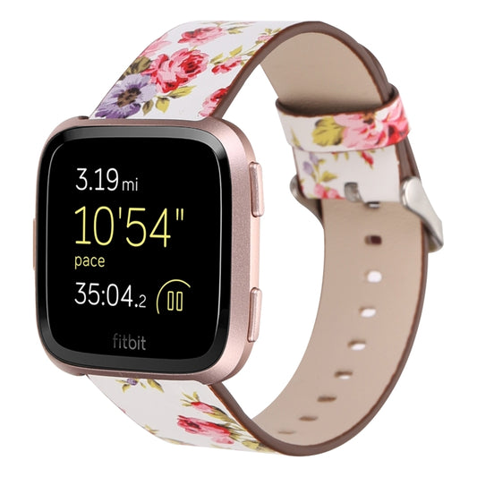 For Fitbit Versa 1 / 2 Flower Pattern Replacement Wrist Strap Watchband