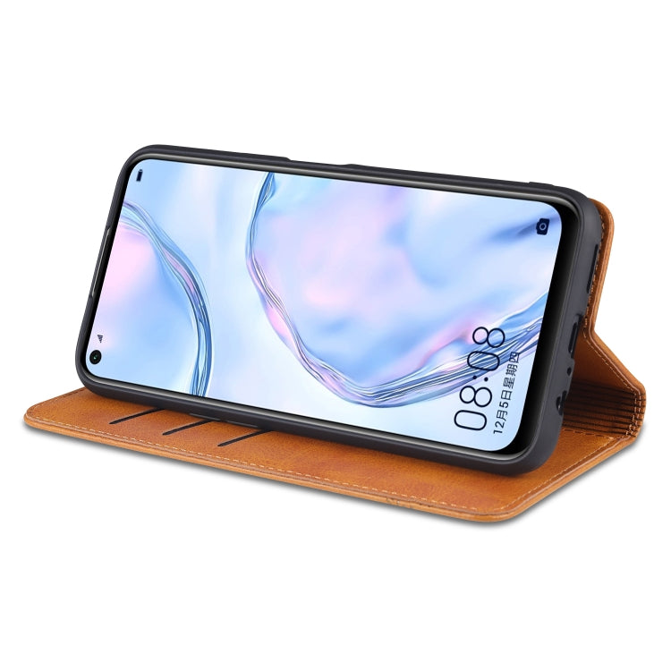 AZNS Magnetic Calf Texture Horizontal Flip Leather Case with Card Slots & Holder & Wallet, For OPPO K7x / Realme V5 5G, For Huawei Enjoy 20 Plus 5G, For Huawei Enjoy 20 Pro / Enjoy Z 5G, For Huawei Honor 9A