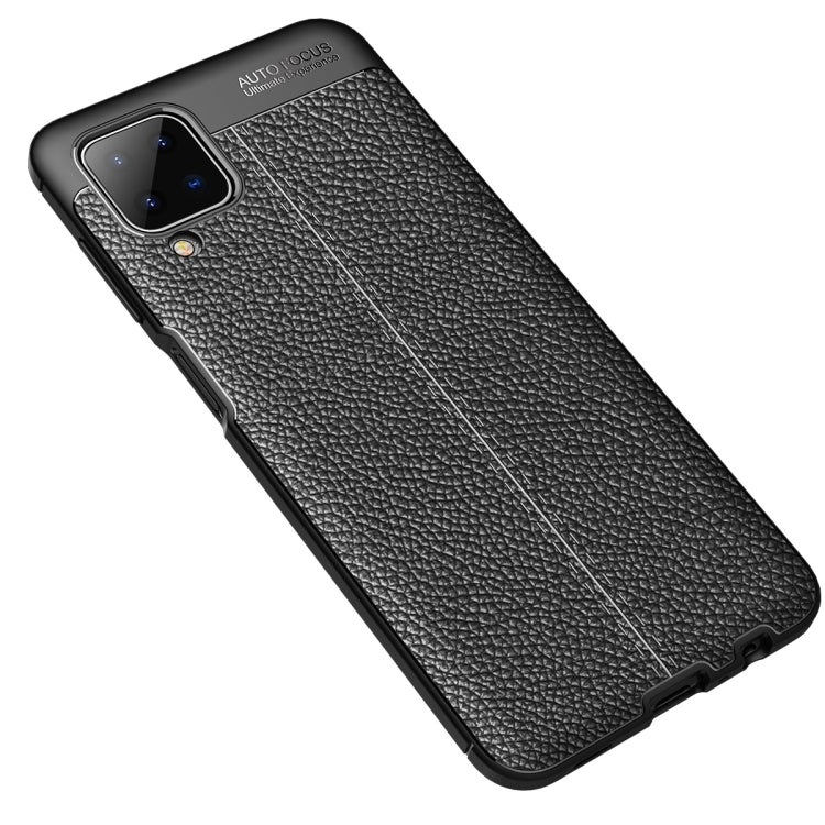 Litchi Texture TPU Shockproof Case, For Samsung Galaxy A12