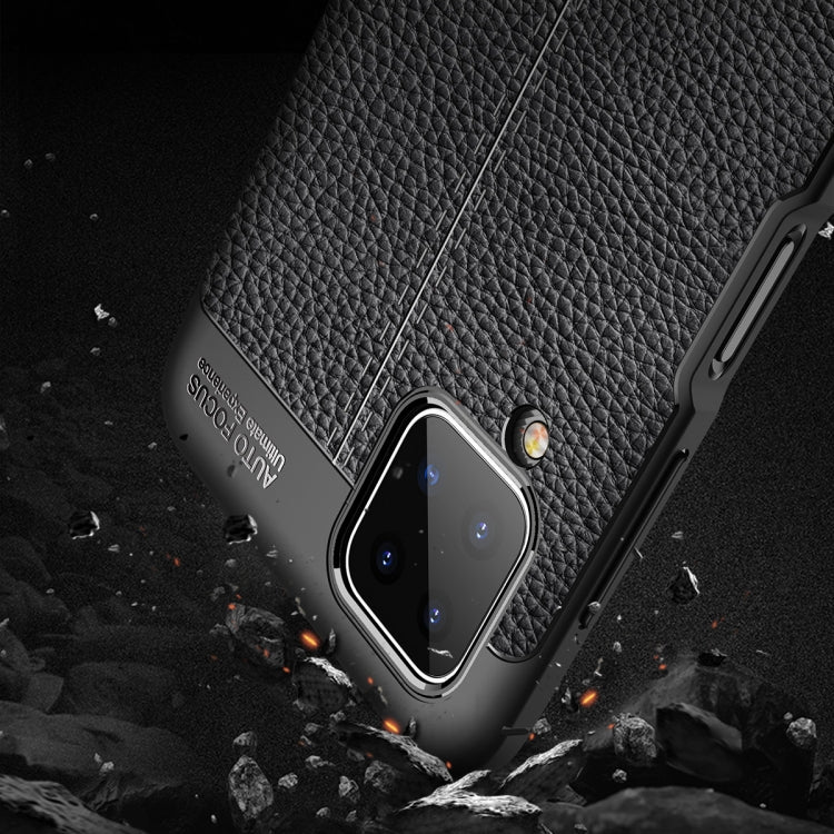 Litchi Texture TPU Shockproof Case, For Samsung Galaxy A12