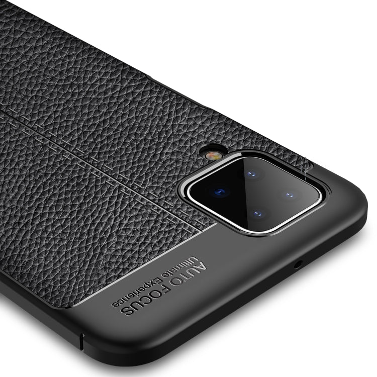 Litchi Texture TPU Shockproof Case, For Samsung Galaxy A12