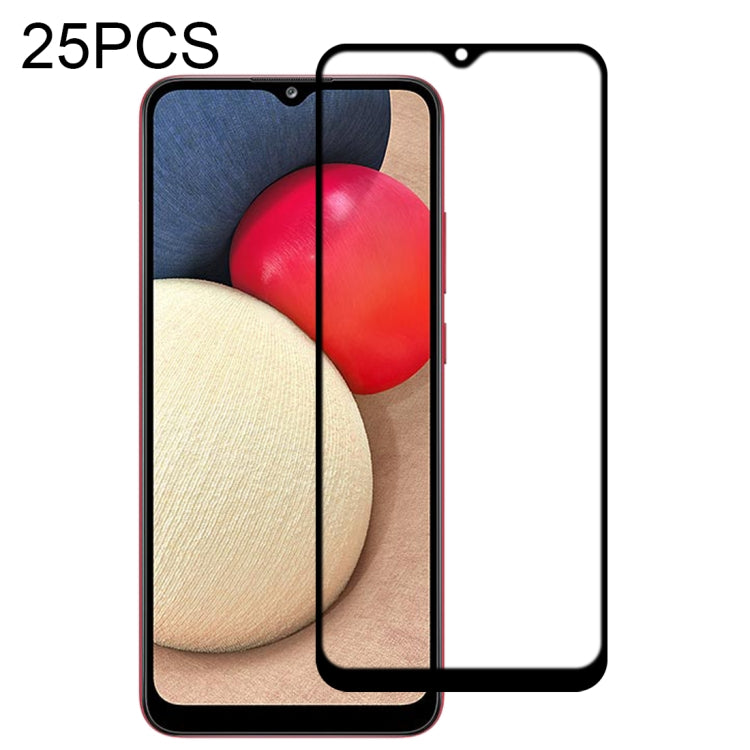 25 PCS Full Glue Full Screen Tempered Glass Film, For LG K92 5G, For OPPO A53 5G / A11s, For Samsung Galaxy A02s, For Samsung Galaxy A12 / A12 Nacho / A13 5G, For vivo X50e 5G, For Xiaomi Redmi Note 9 4G, For Xiaomi Redmi Note 9 5G���������������������...