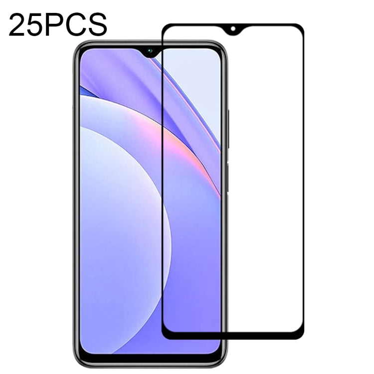 25 PCS Full Glue Full Screen Tempered Glass Film, For LG K92 5G, For OPPO A53 5G / A11s, For Samsung Galaxy A02s, For Samsung Galaxy A12 / A12 Nacho / A13 5G, For vivo X50e 5G, For Xiaomi Redmi Note 9 4G, For Xiaomi Redmi Note 9 5G���������������������...