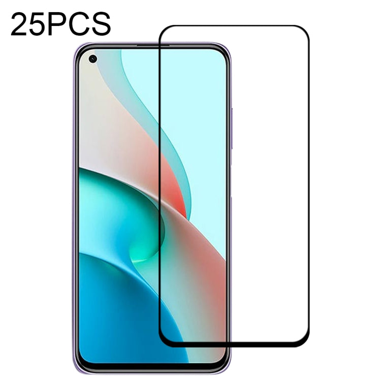 25 PCS Full Glue Full Screen Tempered Glass Film, For LG K92 5G, For OPPO A53 5G / A11s, For Samsung Galaxy A02s, For Samsung Galaxy A12 / A12 Nacho / A13 5G, For vivo X50e 5G, For Xiaomi Redmi Note 9 4G, For Xiaomi Redmi Note 9 5G���������������������...