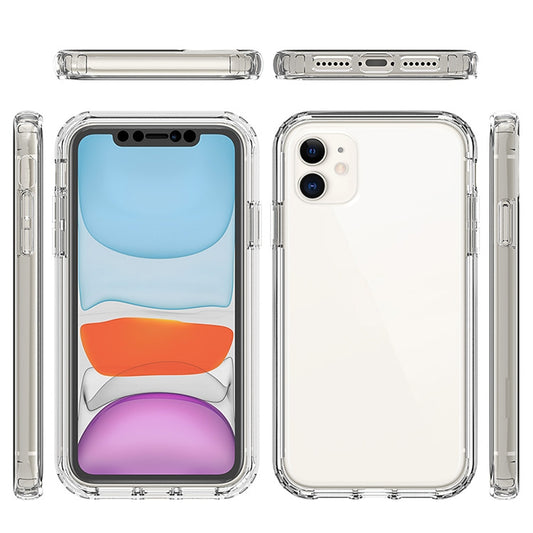 Shockproof  High Transparency Two-color Gradual Change PC+TPU Candy Colors Protective Case
