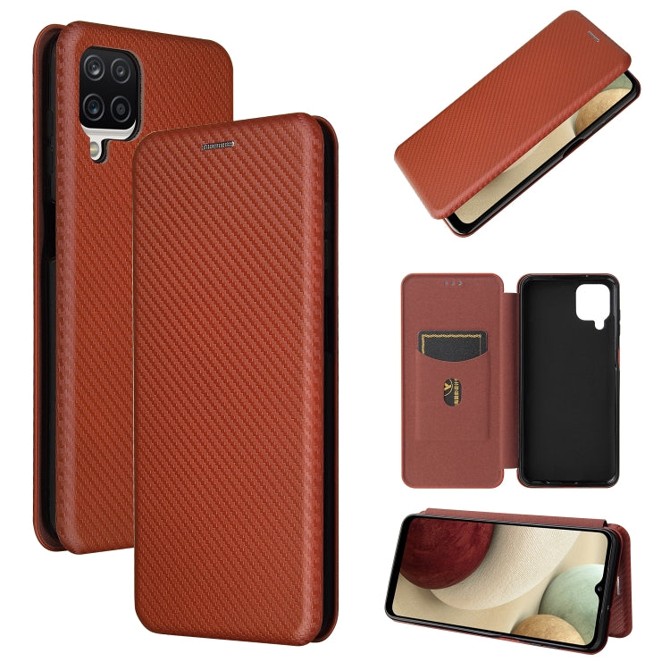 Carbon Fiber Texture Magnetic Horizontal Flip TPU + PC + PU Leather Case with Card Slot, For Huawei Y9a, For Huawei nova 8 SE, For Huawei Honor 10X Lite, For Samsung Galaxy A12 / M12, For Samsung Galaxy A32 5G, For Samsung Galaxy S30�������������������...