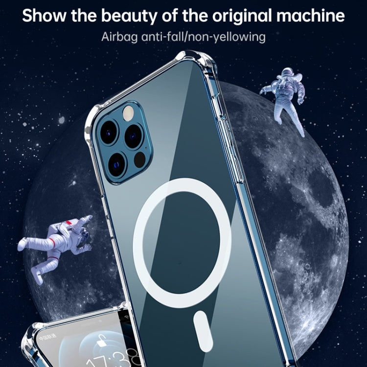 Magsafe Case Clear Four-corner Airbag Shockproof PC + TPU Case with Magnetic, For Huawei Mate 30, For Huawei Mate 30 Pro, For Huawei Mate 40, For Huawei Mate 40 Pro, For Huawei P30, For Huawei P30 Pro, For Huawei P40, For Huawei P40 Pro