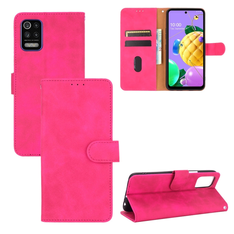 Solid Color Skin Feel Magnetic Buckle Horizontal Flip Calf Texture PU Leather Case with Holder & Card Slots & Wallet, For LG K52 / K62, For LG K92 5G, For OPPO A15, For OPPO A72 5G / A73 5G, For vivo Y17 / Y15 / Y12, For DOOGEE N30���������������������...