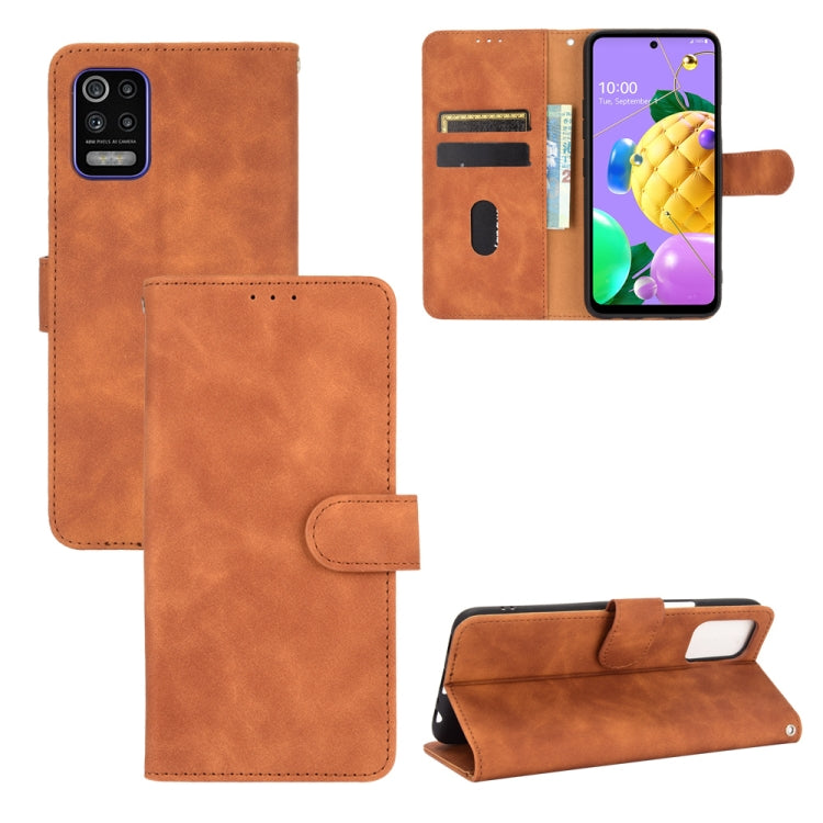 Solid Color Skin Feel Magnetic Buckle Horizontal Flip Calf Texture PU Leather Case with Holder & Card Slots & Wallet, For LG K52 / K62, For LG K92 5G, For OPPO A15, For OPPO A72 5G / A73 5G, For vivo Y17 / Y15 / Y12, For DOOGEE N30���������������������...
