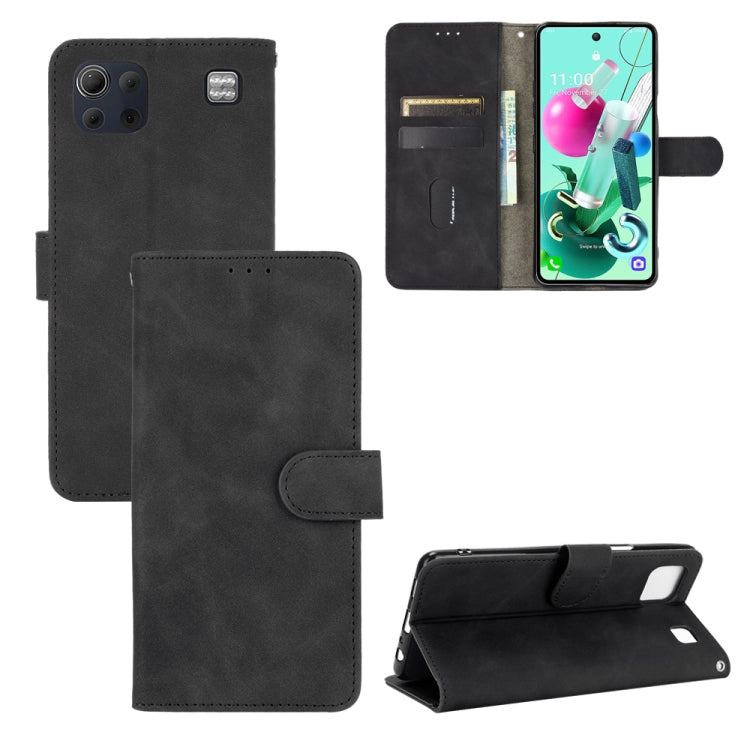 Solid Color Skin Feel Magnetic Buckle Horizontal Flip Calf Texture PU Leather Case with Holder & Card Slots & Wallet, For LG K52 / K62, For LG K92 5G, For OPPO A15, For OPPO A72 5G / A73 5G, For vivo Y17 / Y15 / Y12, For DOOGEE N30���������������������...
