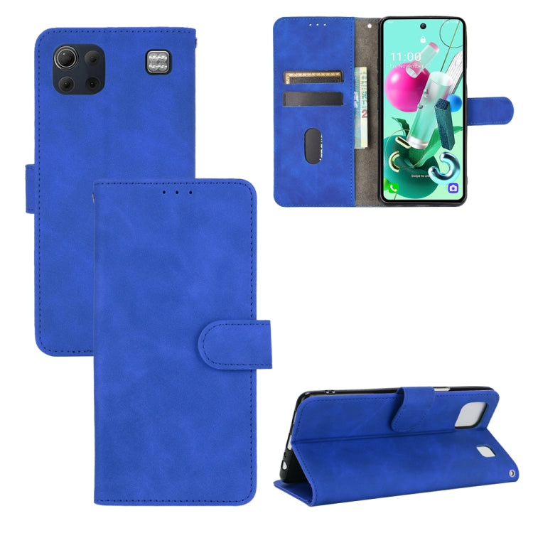 Solid Color Skin Feel Magnetic Buckle Horizontal Flip Calf Texture PU Leather Case with Holder & Card Slots & Wallet, For LG K52 / K62, For LG K92 5G, For OPPO A15, For OPPO A72 5G / A73 5G, For vivo Y17 / Y15 / Y12, For DOOGEE N30���������������������...