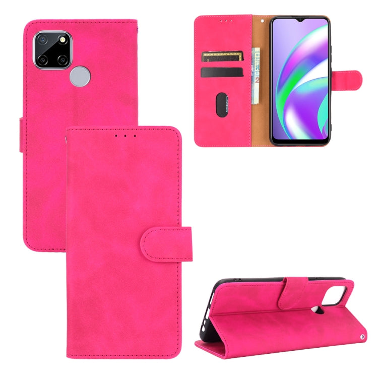 Solid Color Skin Feel Magnetic Buckle Horizontal Flip Calf Texture PU Leather Case with Holder & Card Slots & Wallet, For LG K52 / K62, For LG K92 5G, For OPPO A15, For OPPO A72 5G / A73 5G, For vivo Y17 / Y15 / Y12, For DOOGEE N30���������������������...