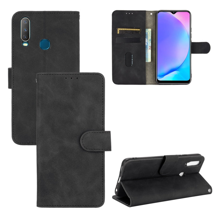Solid Color Skin Feel Magnetic Buckle Horizontal Flip Calf Texture PU Leather Case with Holder & Card Slots & Wallet, For LG K52 / K62, For LG K92 5G, For OPPO A15, For OPPO A72 5G / A73 5G, For vivo Y17 / Y15 / Y12, For DOOGEE N30���������������������...