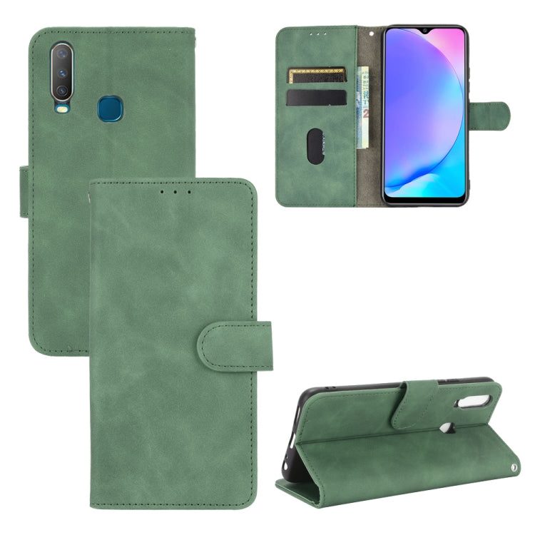 Solid Color Skin Feel Magnetic Buckle Horizontal Flip Calf Texture PU Leather Case with Holder & Card Slots & Wallet, For LG K52 / K62, For LG K92 5G, For OPPO A15, For OPPO A72 5G / A73 5G, For vivo Y17 / Y15 / Y12, For DOOGEE N30���������������������...