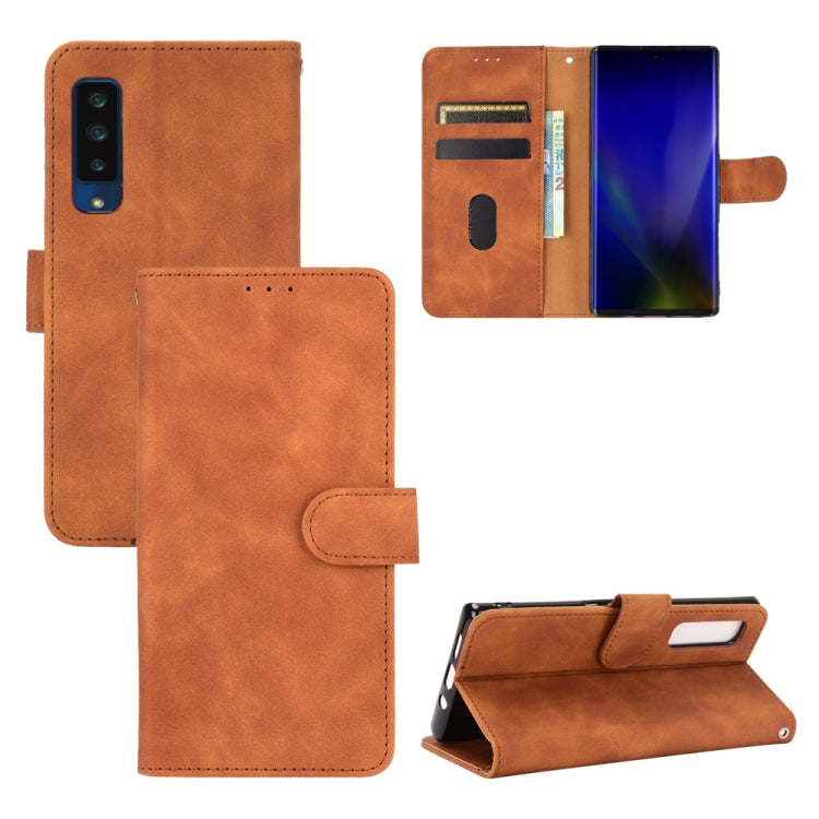 Solid Color Skin Feel Magnetic Buckle Horizontal Flip Calf Texture PU Leather Case with Holder & Card Slots & Wallet, For LG K52 / K62, For LG K92 5G, For OPPO A15, For OPPO A72 5G / A73 5G, For vivo Y17 / Y15 / Y12, For DOOGEE N30���������������������...