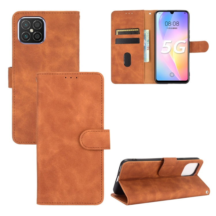 Solid Color Skin Feel Magnetic Buckle Horizontal Flip Calf Texture PU Leather Case with Holder & Card Slots & Wallet, For LG K52 / K62, For LG K92 5G, For OPPO A15, For OPPO A72 5G / A73 5G, For vivo Y17 / Y15 / Y12, For DOOGEE N30���������������������...