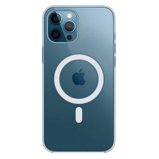 WK WPC-007 iDeal Series Magsafe Case Magnetic Ring All-inclusive Clear TPU Transparent Shockproof Case