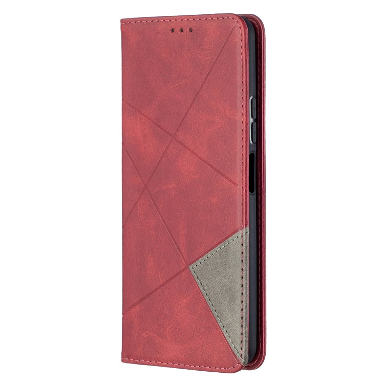 Prismatic Invisible Magnetic Horizontal Flip Leather Case with Holder & Card Slots & Photo Frame, For Huawei P smart 2021 / Y7a, For Samsung Galaxy A12