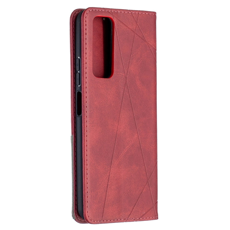 Prismatic Invisible Magnetic Horizontal Flip Leather Case with Holder & Card Slots & Photo Frame, For Huawei P smart 2021 / Y7a, For Samsung Galaxy A12