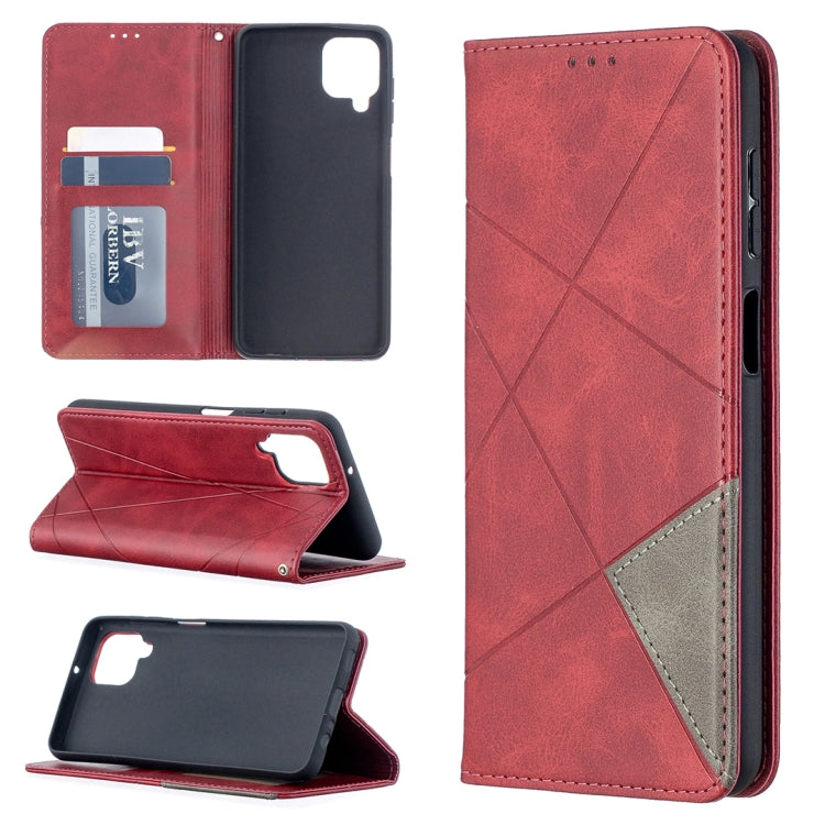 Prismatic Invisible Magnetic Horizontal Flip Leather Case with Holder & Card Slots & Photo Frame, For Huawei P smart 2021 / Y7a, For Samsung Galaxy A12