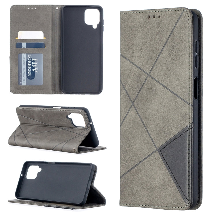 Prismatic Invisible Magnetic Horizontal Flip Leather Case with Holder & Card Slots & Photo Frame, For Huawei P smart 2021 / Y7a, For Samsung Galaxy A12