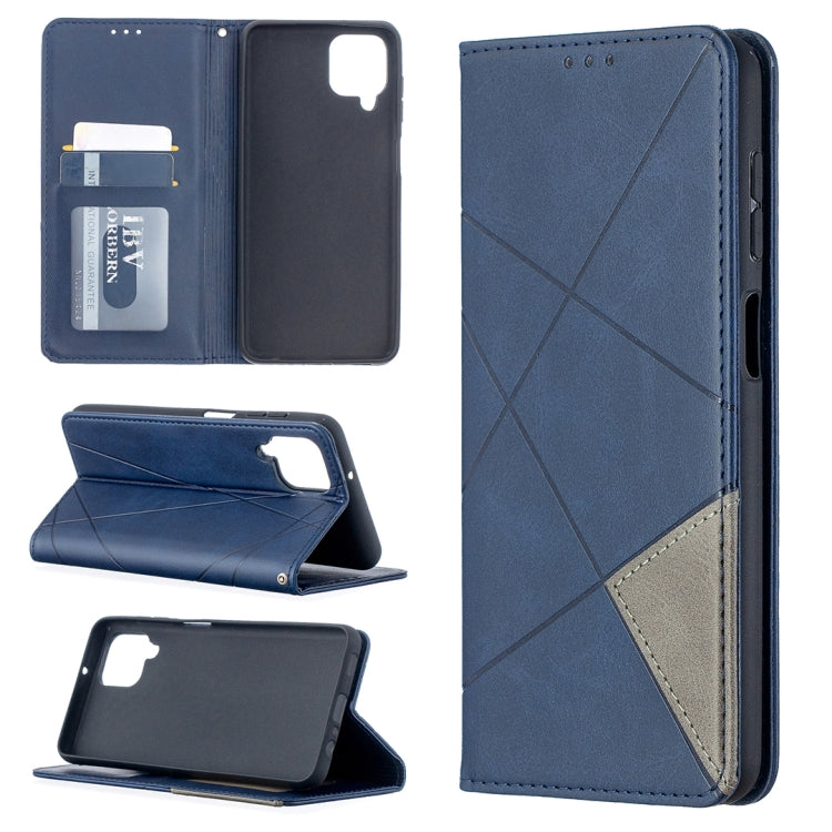 Prismatic Invisible Magnetic Horizontal Flip Leather Case with Holder & Card Slots & Photo Frame, For Huawei P smart 2021 / Y7a, For Samsung Galaxy A12