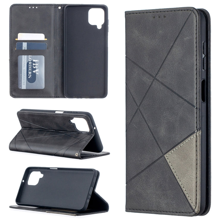 Prismatic Invisible Magnetic Horizontal Flip Leather Case with Holder & Card Slots & Photo Frame, For Huawei P smart 2021 / Y7a, For Samsung Galaxy A12