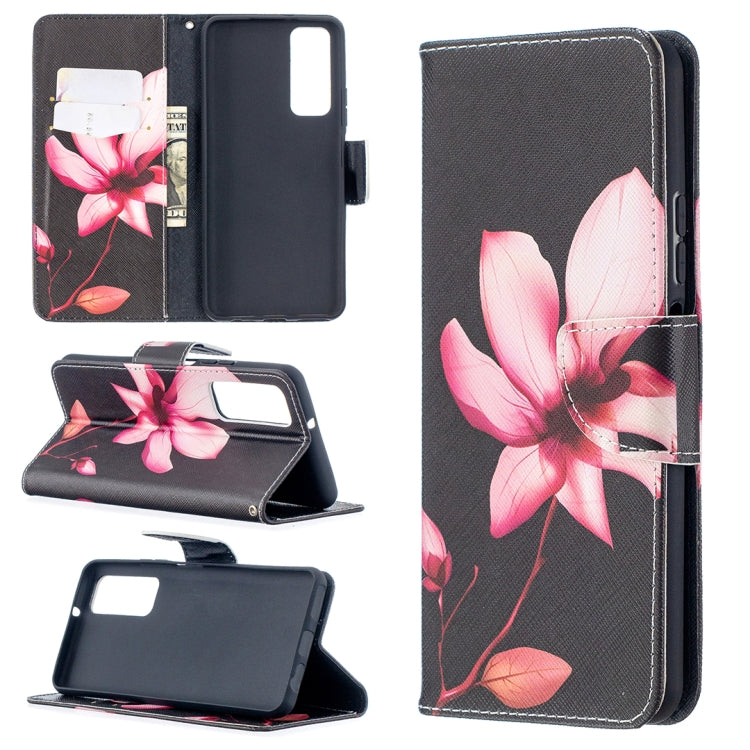 Colored Drawing Pattern Horizontal Flip Leather Case with Holder & Card Slots & Wallet, For Huawei P smart 2021 / Y7a, For Samsung Galaxy A12