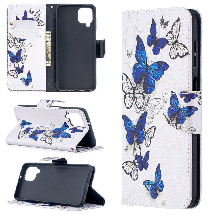 Colored Drawing Pattern Horizontal Flip Leather Case with Holder & Card Slots & Wallet, For Huawei P smart 2021 / Y7a, For Samsung Galaxy A12