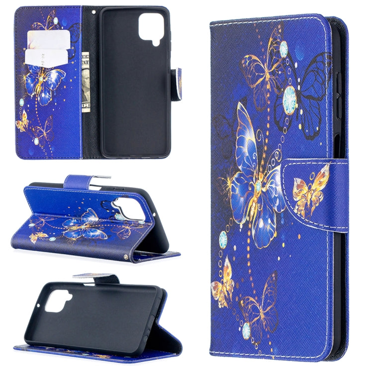 Colored Drawing Pattern Horizontal Flip Leather Case with Holder & Card Slots & Wallet, For Huawei P smart 2021 / Y7a, For Samsung Galaxy A12