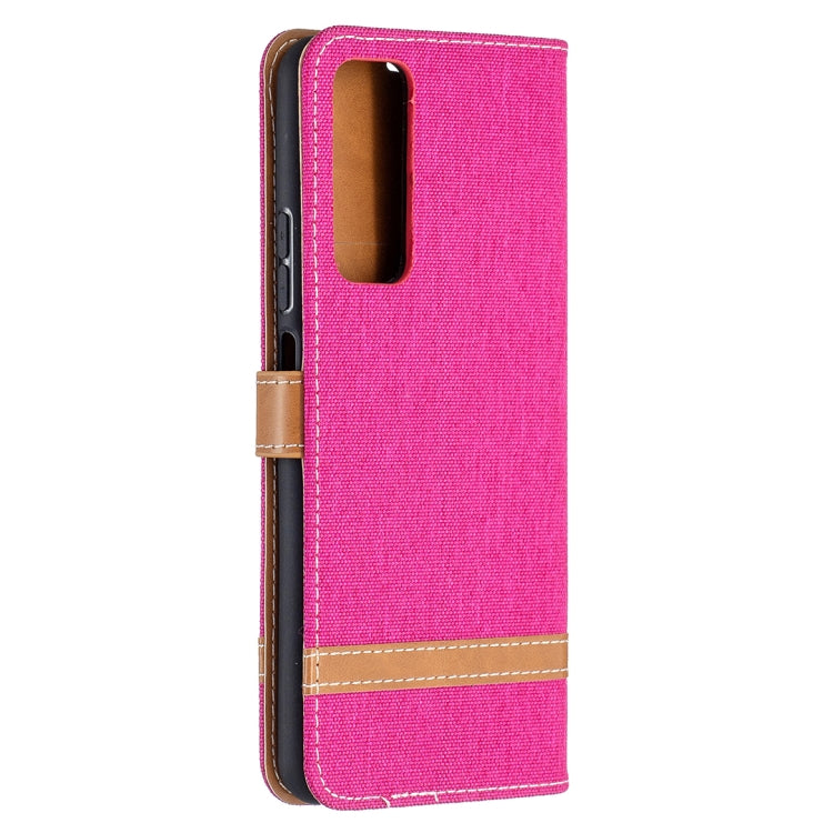 Lite Color Matching Denim Texture Horizontal Flip Leather Case with Holder & Card Slots & Wallet & Lanyard, For Huawei P smart 2021 / Y7a, For Samsung Galaxy A12