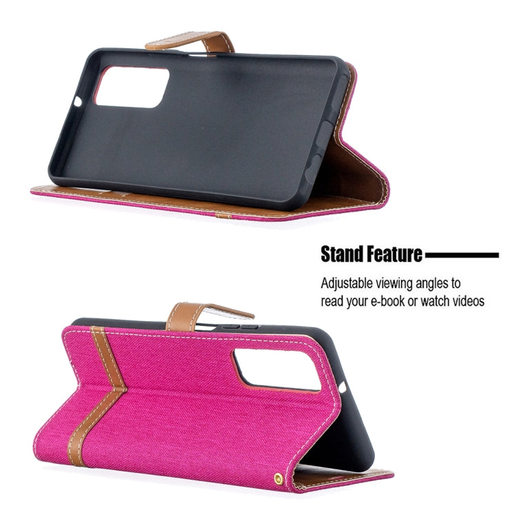 Lite Color Matching Denim Texture Horizontal Flip Leather Case with Holder & Card Slots & Wallet & Lanyard, For Huawei P smart 2021 / Y7a, For Samsung Galaxy A12