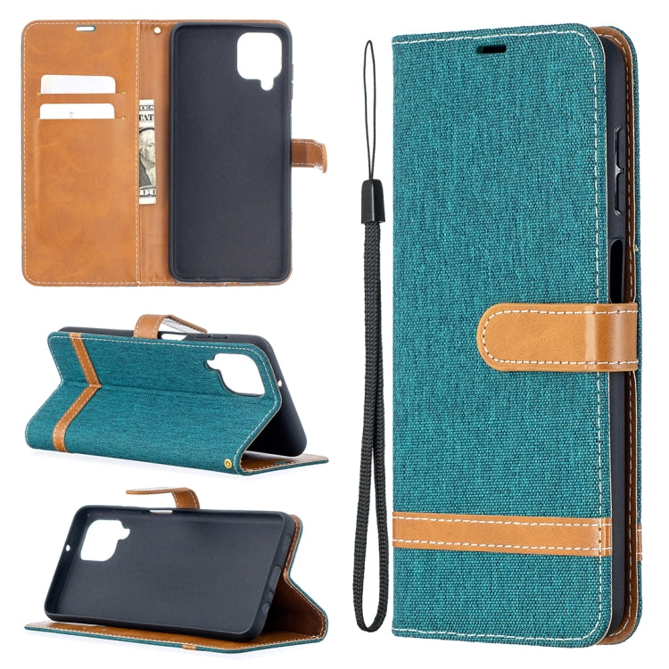 Lite Color Matching Denim Texture Horizontal Flip Leather Case with Holder & Card Slots & Wallet & Lanyard, For Huawei P smart 2021 / Y7a, For Samsung Galaxy A12