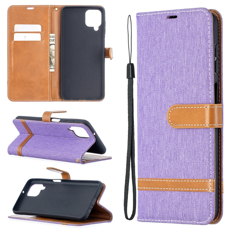 Lite Color Matching Denim Texture Horizontal Flip Leather Case with Holder & Card Slots & Wallet & Lanyard, For Huawei P smart 2021 / Y7a, For Samsung Galaxy A12