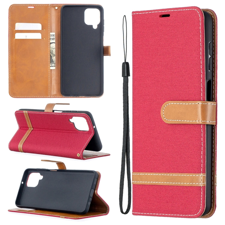 Lite Color Matching Denim Texture Horizontal Flip Leather Case with Holder & Card Slots & Wallet & Lanyard, For Huawei P smart 2021 / Y7a, For Samsung Galaxy A12