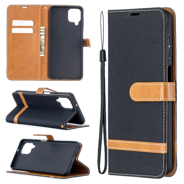 Lite Color Matching Denim Texture Horizontal Flip Leather Case with Holder & Card Slots & Wallet & Lanyard, For Huawei P smart 2021 / Y7a, For Samsung Galaxy A12