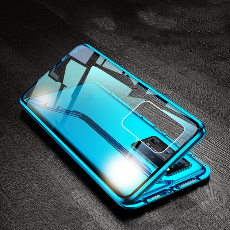 Magnetic Metal Frame Double-sided Tempered Glass Case, For Huawei P40, For Huawei P40 Pro