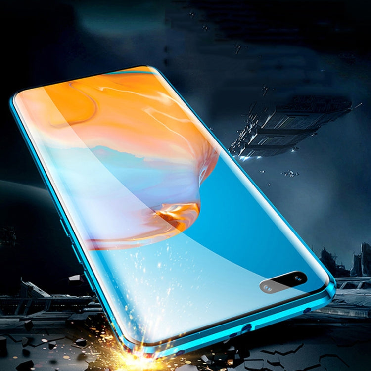Magnetic Metal Frame Double-sided Tempered Glass Case, For Huawei P40, For Huawei P40 Pro